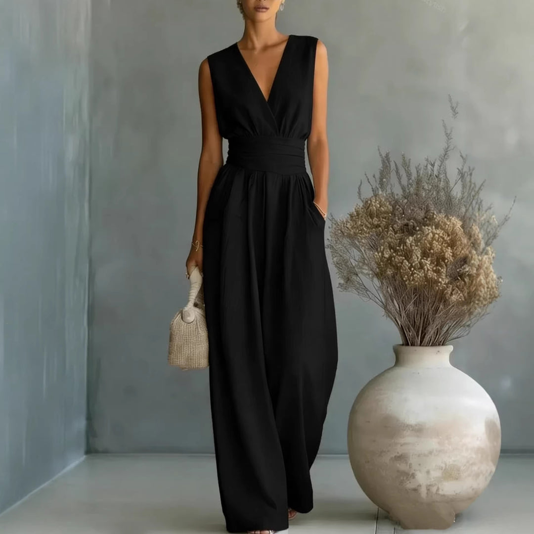 Drune | Eleganter Ärmelloser Jumpsuit Mit Schmeichelhafter Passform