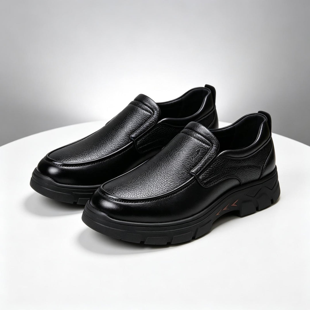 Herren Elegante Slip-On Lederschuhe Drune