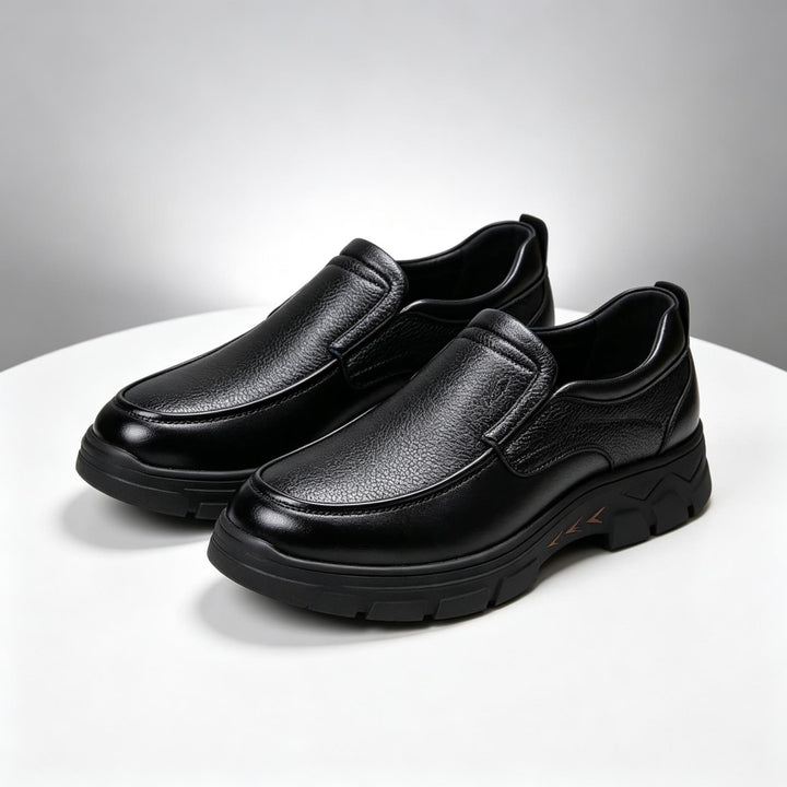 Herren Elegante Slip-On Lederschuhe Drune