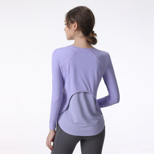 Damen Atmungsaktives Langarm-Sportshirt mit UV-Schutz und feuchtigkeitsableitender Technologie Drune
