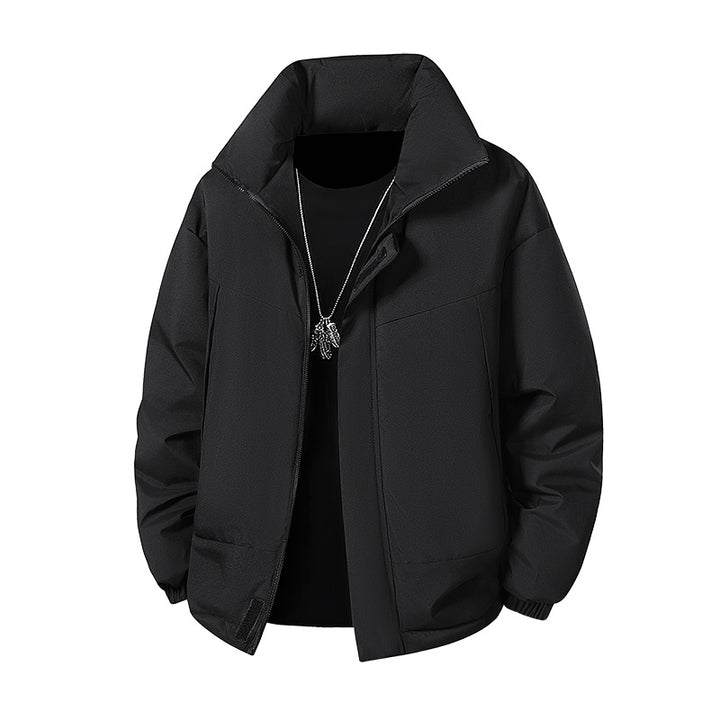 Herren Modische Übergangsjacke mit hohen Kragen Drune
