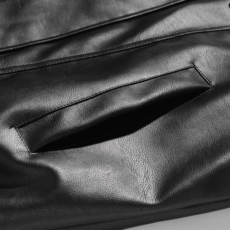 Herren  Flugstil bestickte Abzeichen Nylon Bomberjacke mit gesteppter Futter und Ärmeltasche mit Reißverschluss Drune