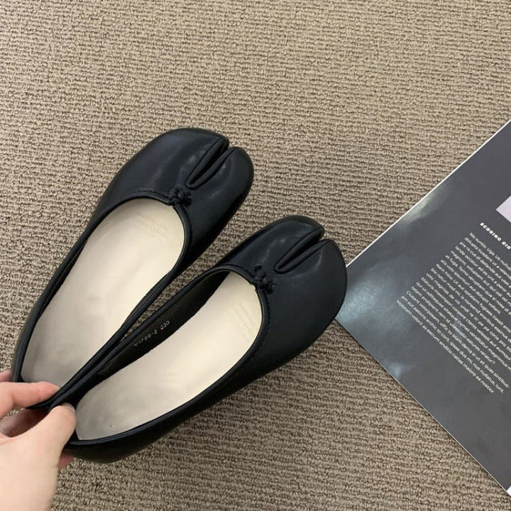 Damen Ballerinas mit eleganter Schlitz-Details und bequemer Innensohle Drune
