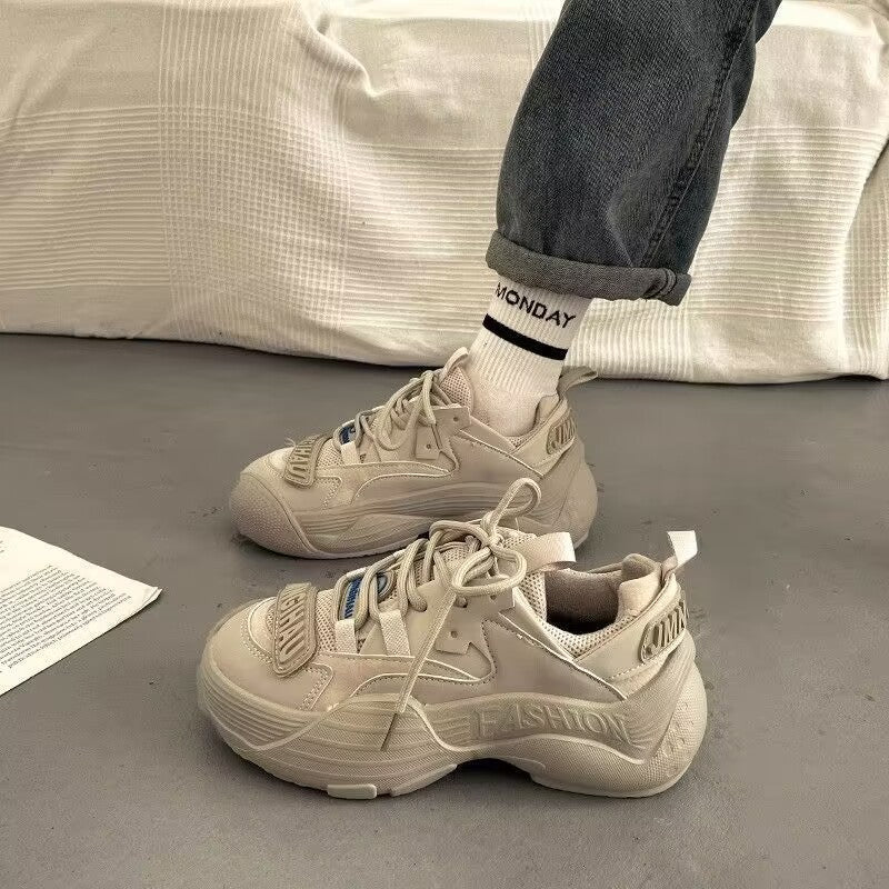 Damen Sportliche Sneakers mit strapazierfähigem Obermaterial und rutschfester Sohle Drune