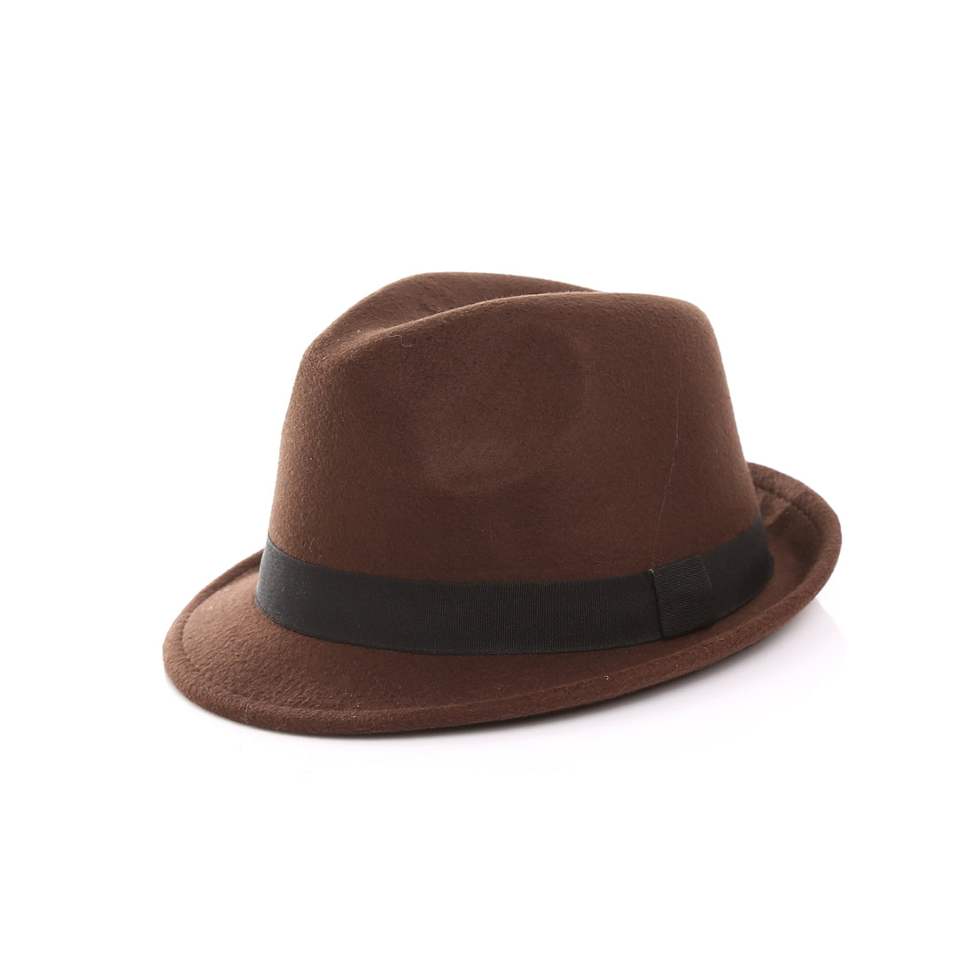 Damen Fedora-Hut aus hochwertigem Wollmix mit stilvollem Band Drune