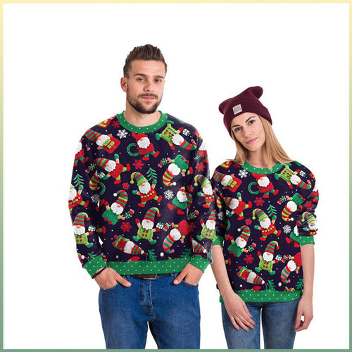 Damen Lustiger Weihnachtspullover Drune