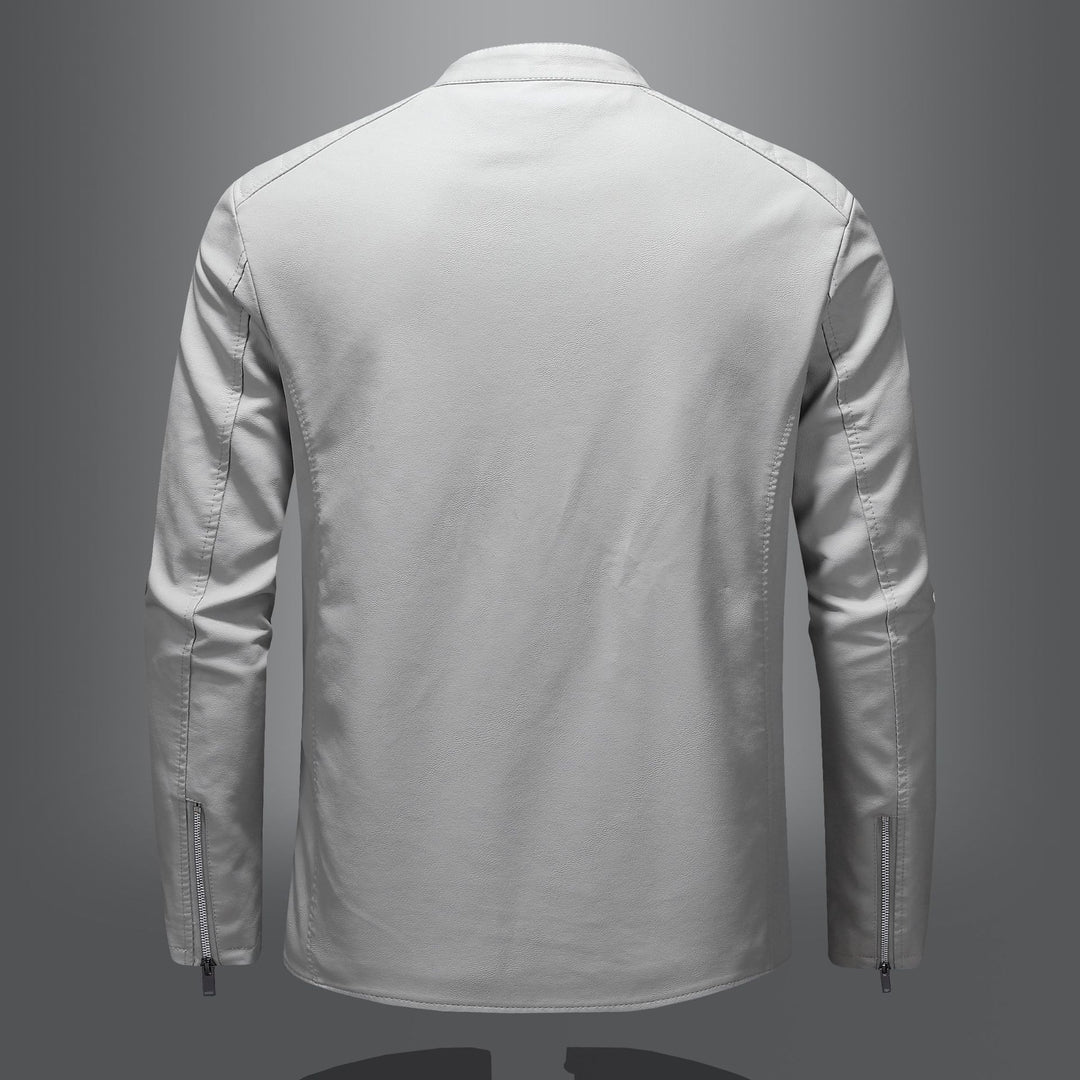 Herren Elegante und komfortable Lederjacke Drune
