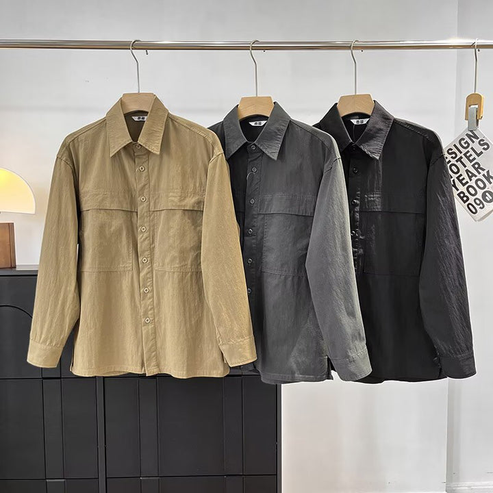 Damen Lässiges Overshirt mit praktischen Brusttaschen Drune