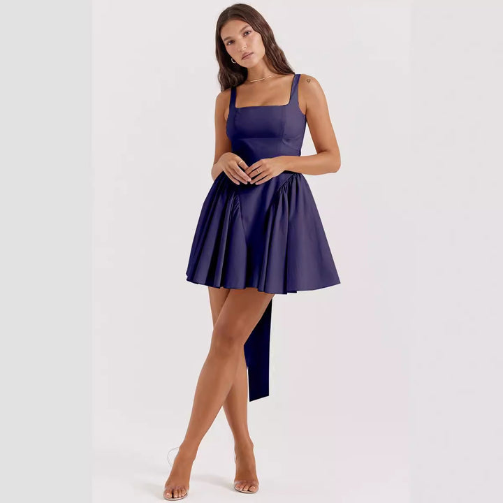 Damen Kurzkleid mit schmeichelndem Schnitt und voluminösem Rock Drune