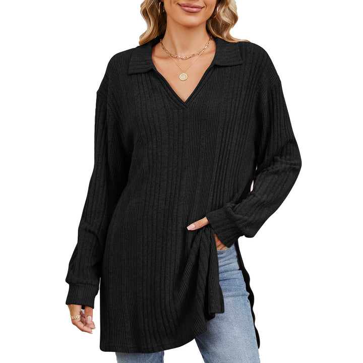 Damen Langarmshirt mit eleganter Struktur und modernem Look Drune