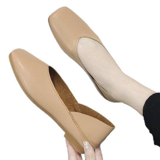 Damen Ballerinas mit zeitlosem V-Ausschnitt und flexibler Sohle Drune