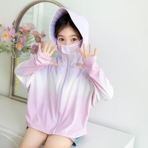 Damen Sportjacke mit Kapuze und Tiermotiv Drune