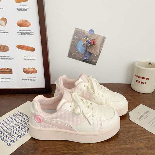 Damen Sneakers mit verspielten Karomustern und dämpfender Sohle Drune