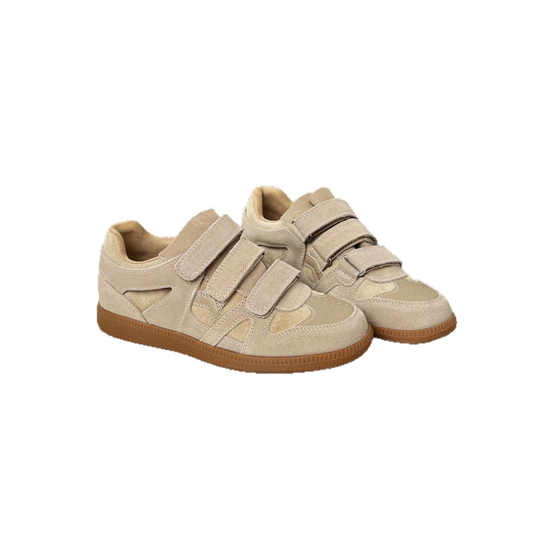 Damen Sneakers mit doppeltem Klettverschluss und weicher Schaumstoffdämpfung Drune