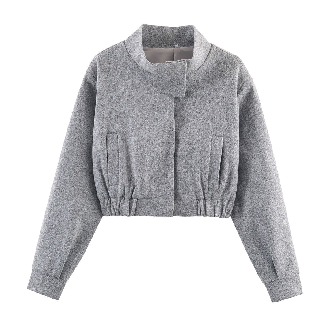 Damen cropped Wolljacke Drune