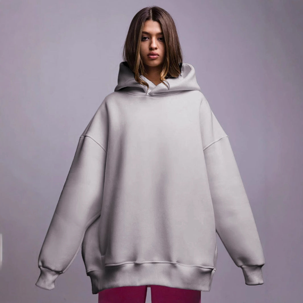 Damen bequemer Oversized Hoodie Drune