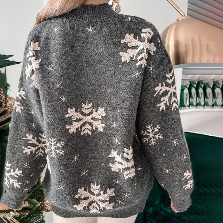 Drune | Weihnachtlicher Strickpullover Mit Rentiermuster