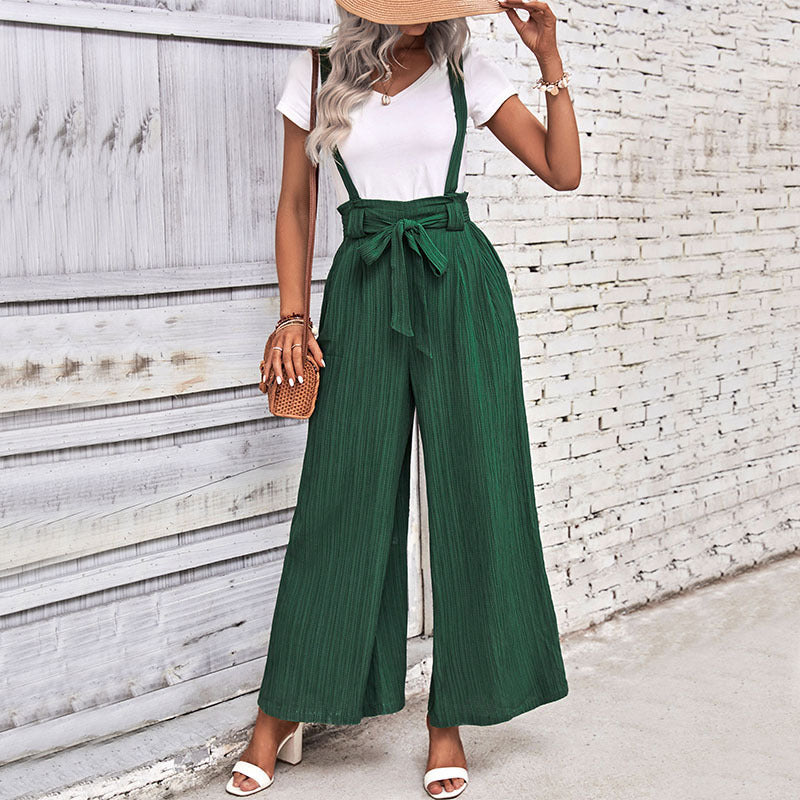Damen Plissee Overall Drune
