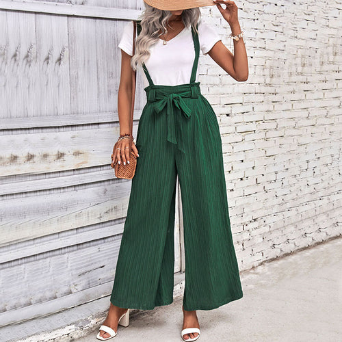 Damen Plissee Overall Drune