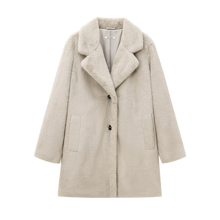 Drune | Damen Teddyjacke Warmer Winterstil
