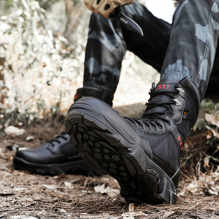 Herren Taktische Hochleistungs Wasserdichte Stiefel Drune
