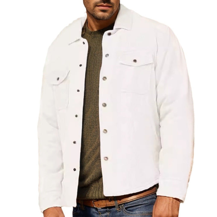 Herren Cordjacke mit utilitaristischen Details Drune