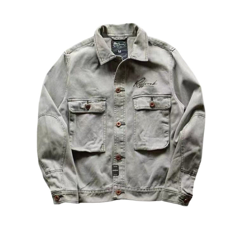 Herren strapazierfähige Utility-Jacke mit praktischen Taschen und modernem Design Drune