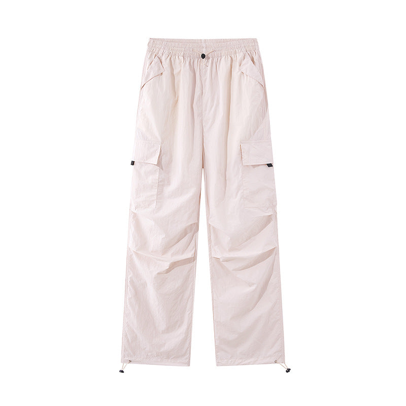 Unisex Leichte technische Cargo-Hose mit Kordelzug und verstellbarem Saum Drune