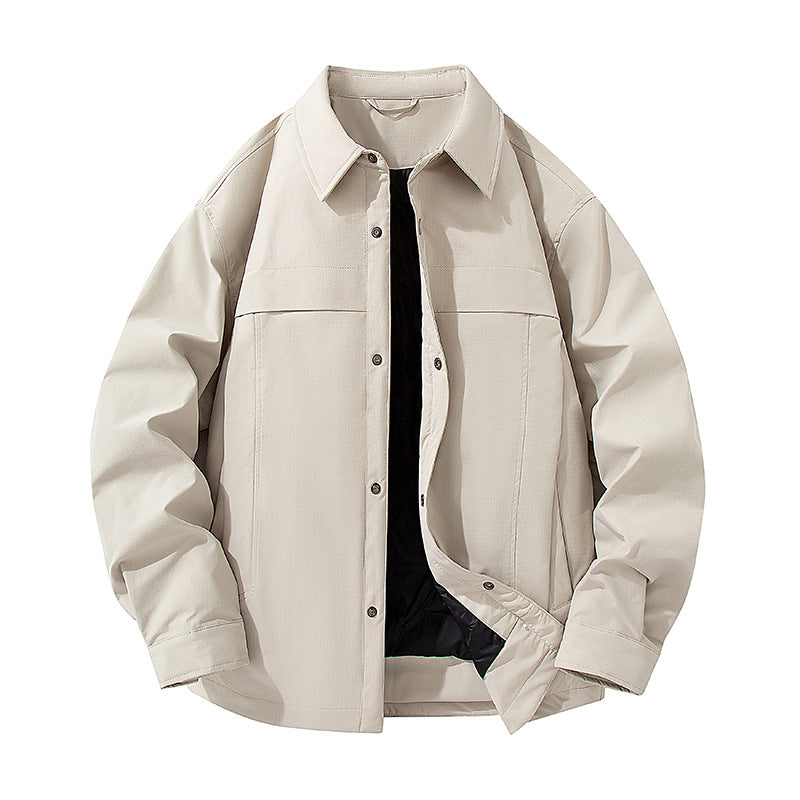 Herren Wasserdichte gesteppte Overshirt-Jacke mit Thermofutter Drune
