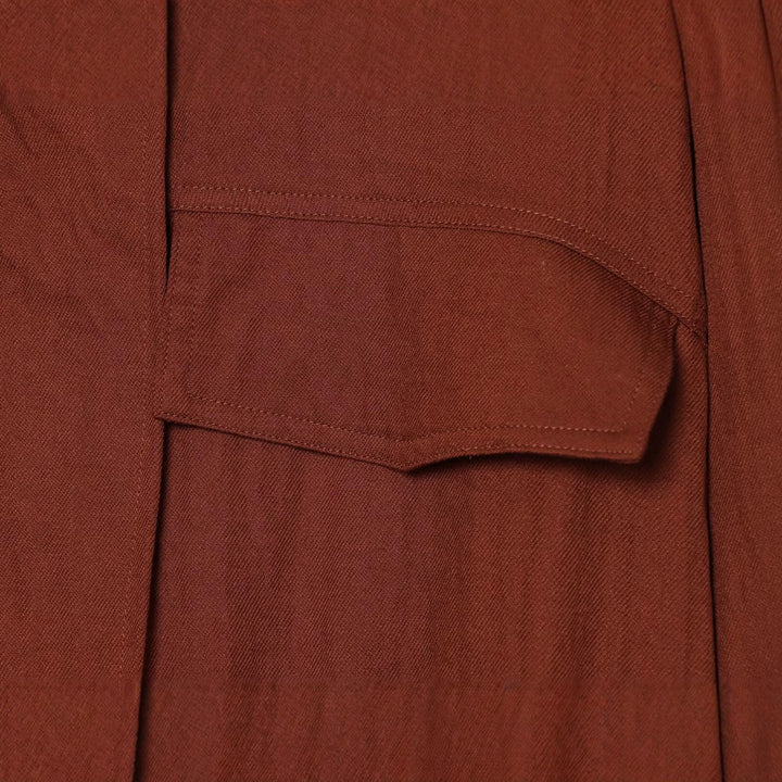 Damen Kurze Boxy-Utility-Jacke mit Stehkragen, Pattentaschen und elastischem Saum Drune