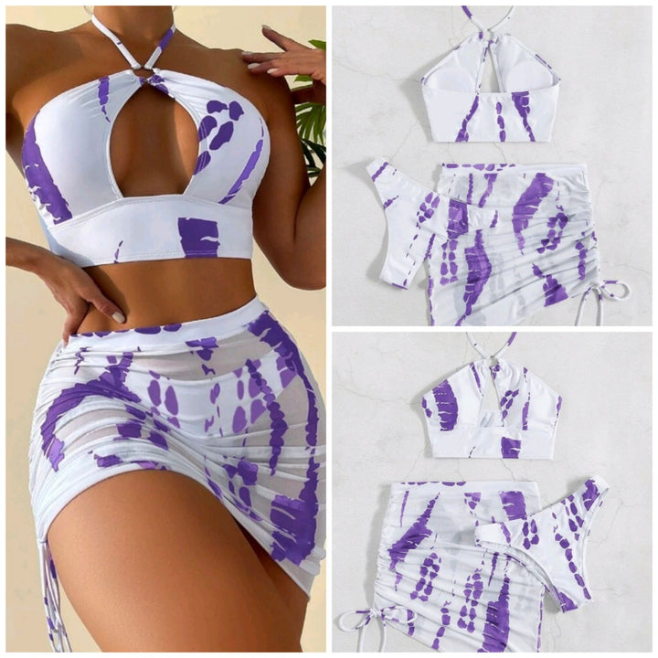 Damen Crop-Top und Rock Set Drune