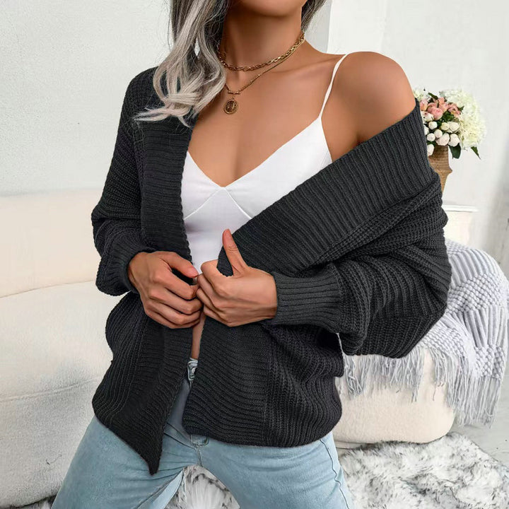Damen Strickjacke mit oversized Schnitt Drune