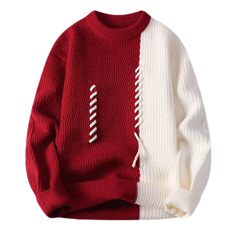Herren Modischer Pullover mit Struktur Drune
