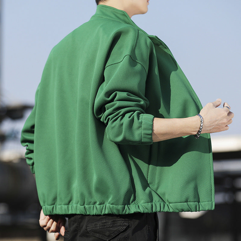 Herren lässige Übergangsjacke mit atmungsaktivem Stoff und modernem Design Drune