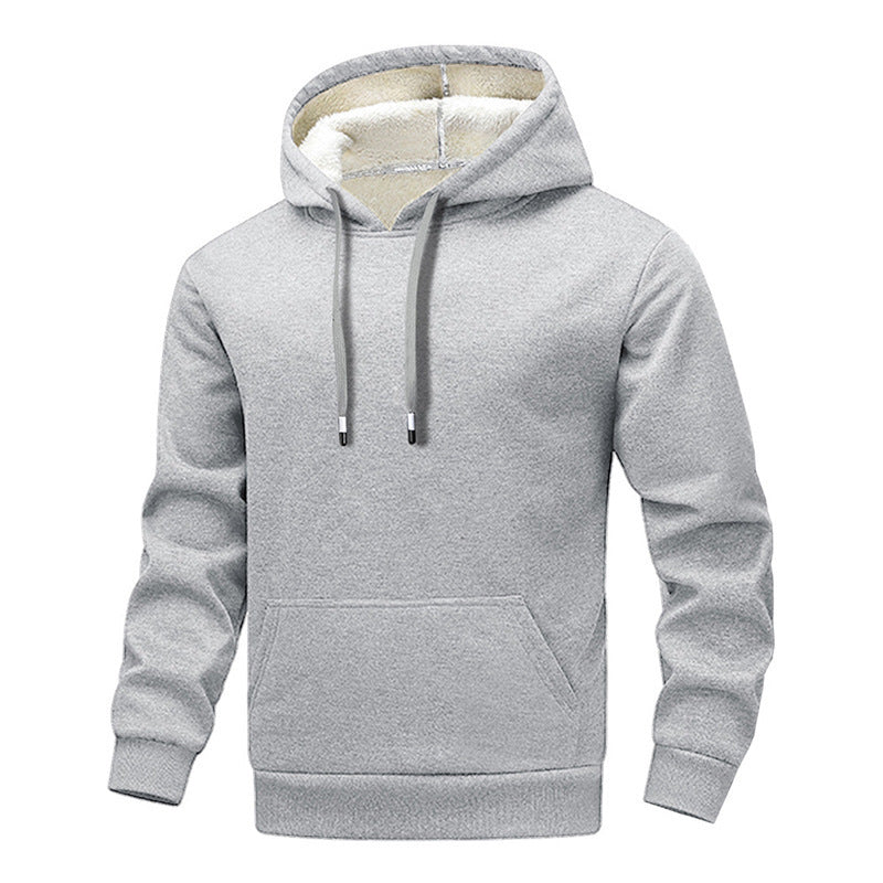 Herren gemütlicher Kapuzenpullover mit kuscheligem Innenfutter Drune