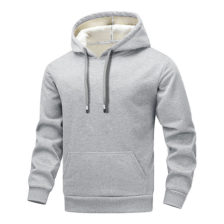 Herren gemütlicher Kapuzenpullover mit kuscheligem Innenfutter Drune