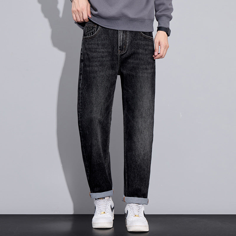 Herren Modische Jeans mit lässigem Schnitt Drune
