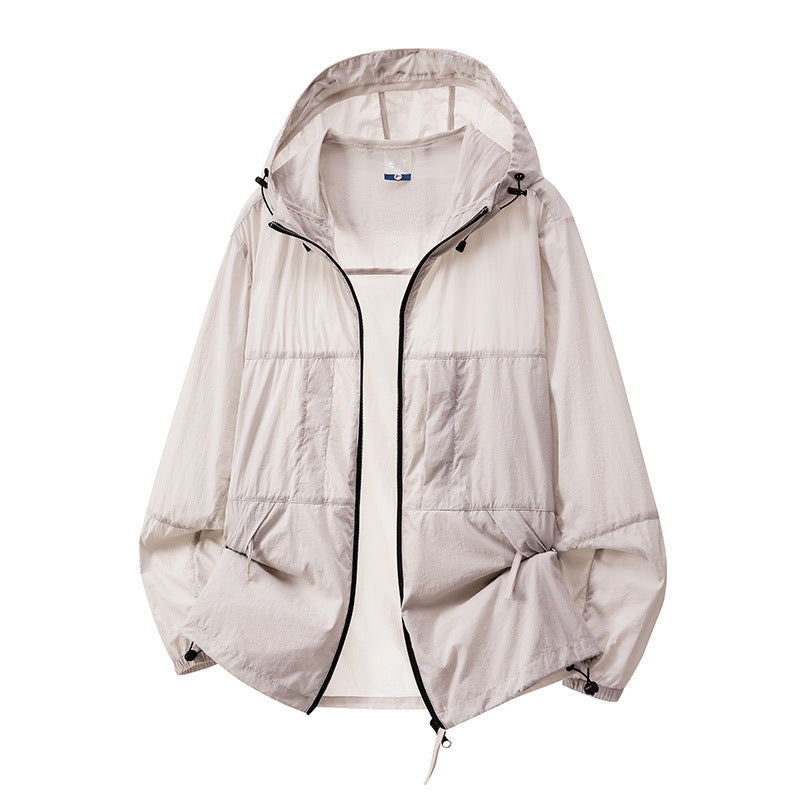 Herren Leichte Outdoor-Windjacke mit Kapuze Drune
