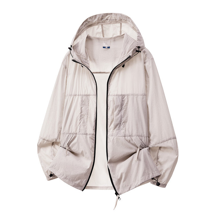 Herren Leichte Outdoor-Windjacke mit Kapuze Drune