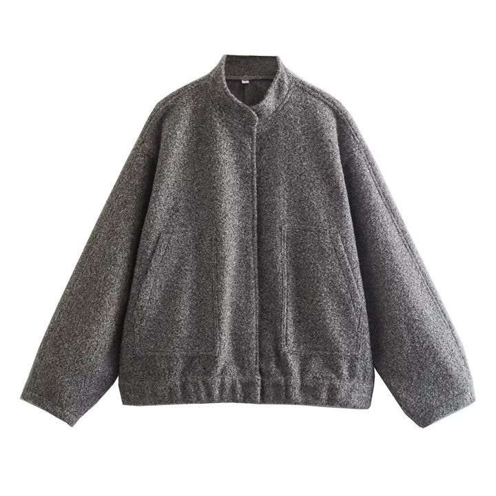 Damen Oversize-Winterjacke mit praktischen Taschen Drune