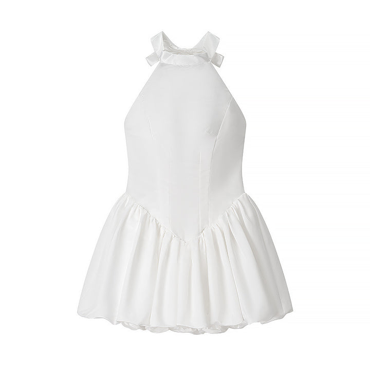 Damen Ballettkleid mit offenem Rücken und schwingendem Rock Drune