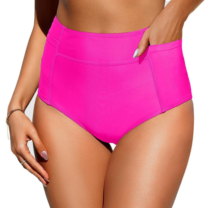 Damen Hochtaillierte Badeshorts Drune