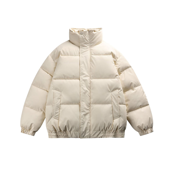 Damen Gefütterte Oversize-Steppjacke mit hohem Stehkragen Drune