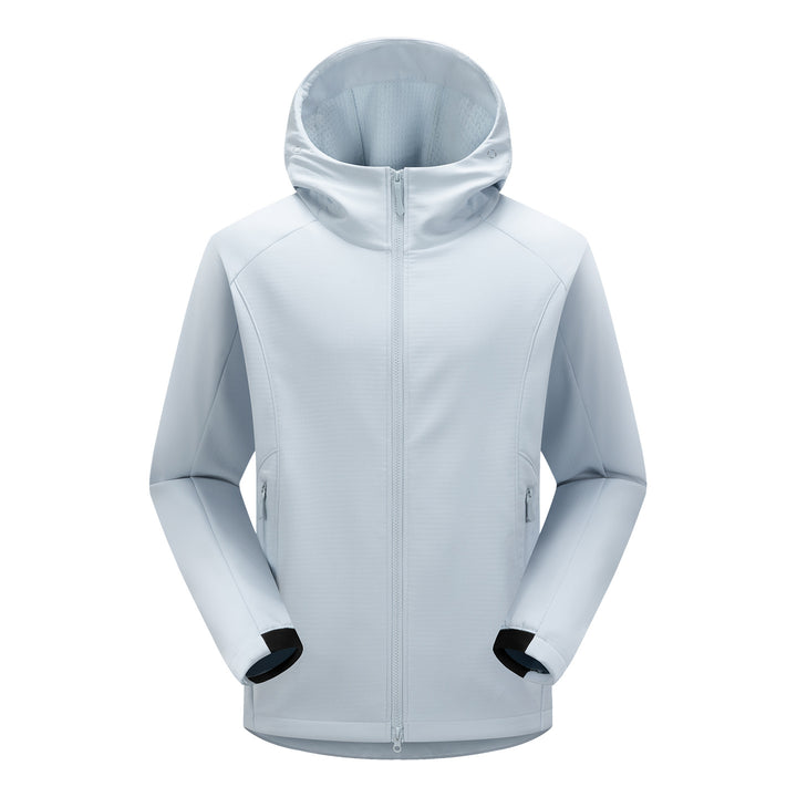 Herren Softshell-Outdoorjacke mit Kapuze, winddichter Membran und ergonomischem Schnitt Drune