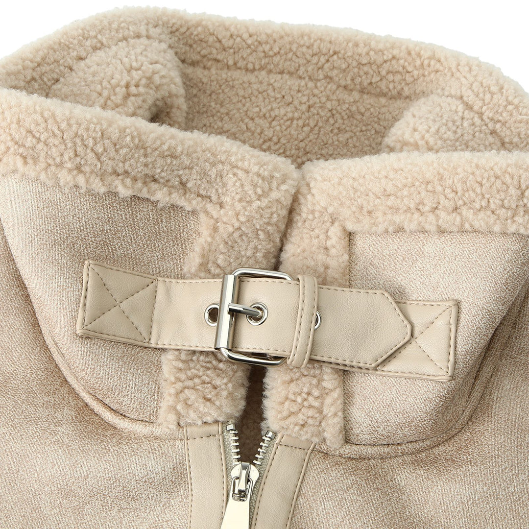 Damen Modische und kuschelige Fleece Weste Drune