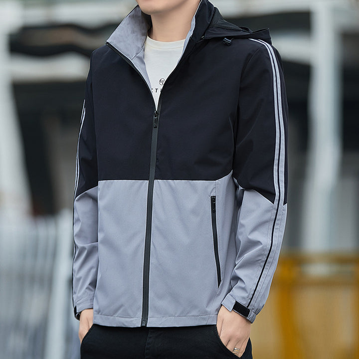 Herren Modernes Outdoor-Jacke Drune