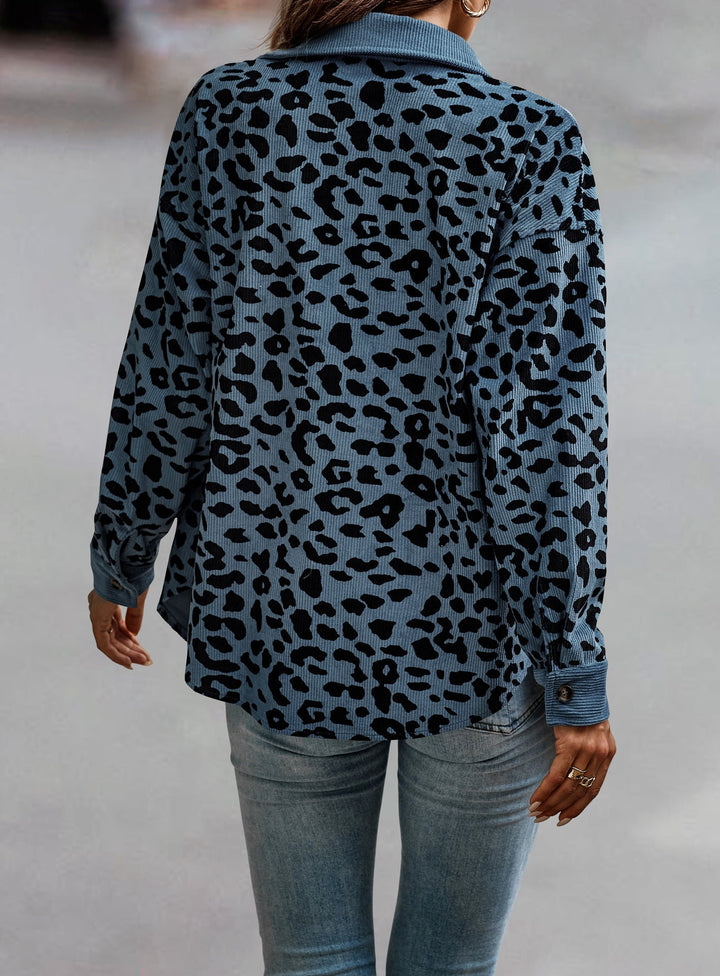 Drune | Of You Leopard Corduroy Shacket