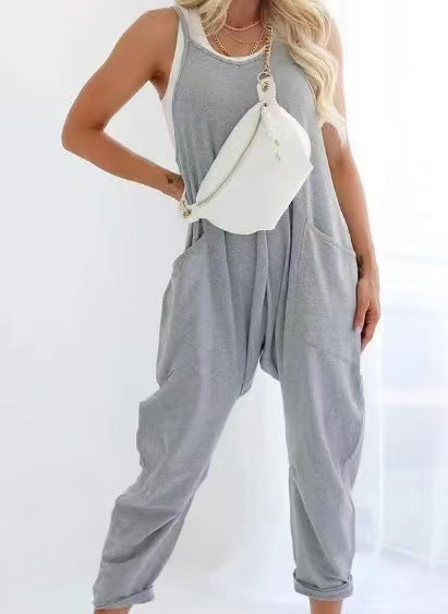 Damen Lässige und bequeme Latzhose Drune