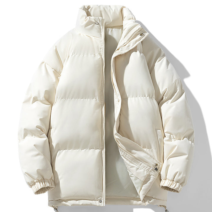 Herren gesteppte Kapuzen-Isolationsjacke mit Thermowattierung und Kordelzug Drune