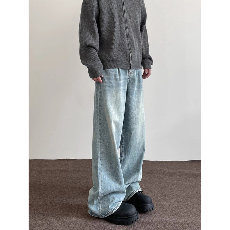 Damen Weite Denim-Jeans Drune